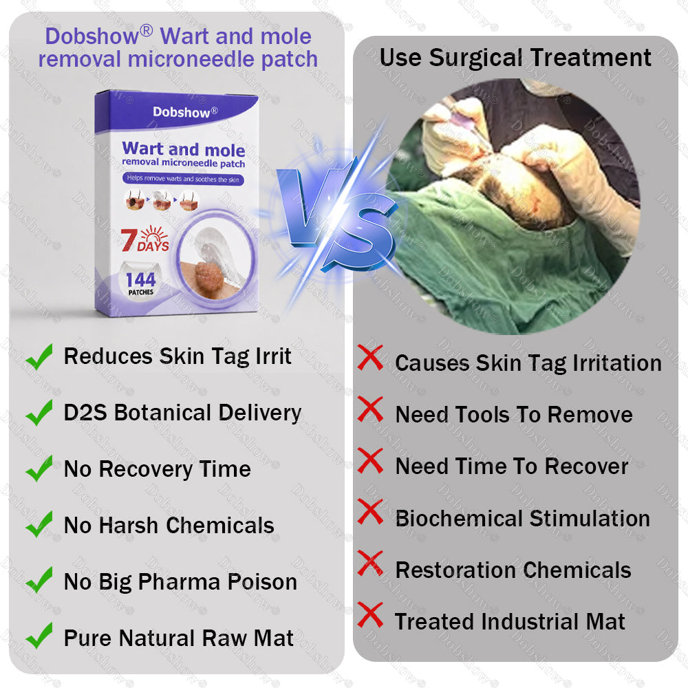 ✨Dobshow® Wart and mole removal microneedle patch