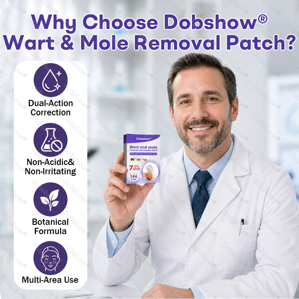 ✨Dobshow® Wart and mole removal microneedle patch