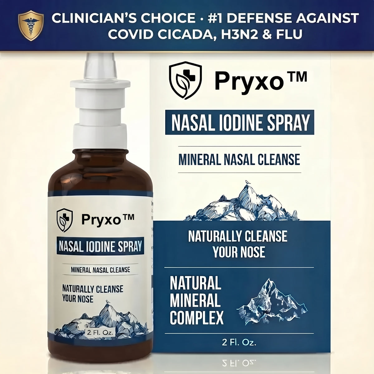 Pryxo Nasomin Nasal Iodine Spray