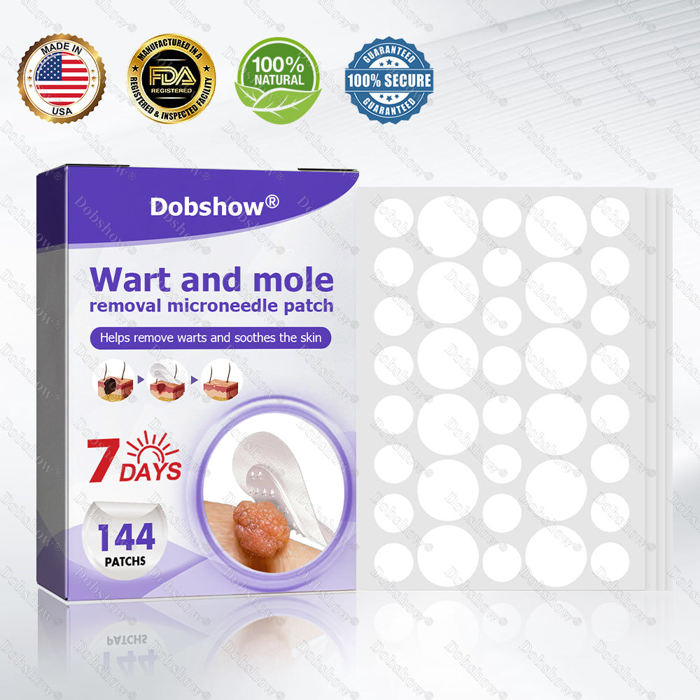 ✨Dobshow® Wart and mole removal microneedle patch