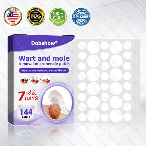 ✨Dobshow® Wart and mole removal microneedle patch