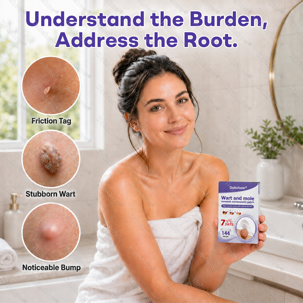 ✨Dobshow® Wart and mole removal microneedle patch