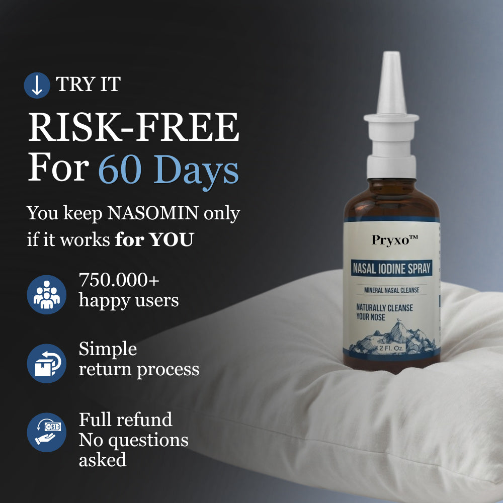 Pryxo™Nasomin Nasal Iodine Spray