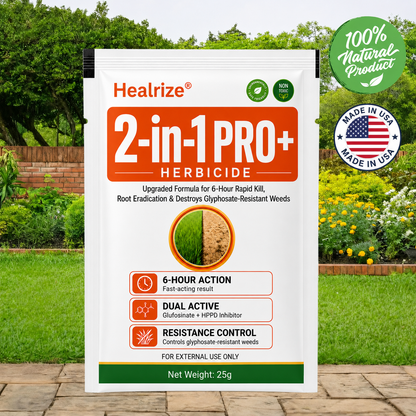 🏆𝘂𝘀 𝙊𝙛𝙛𝙞𝙘𝙞𝙖𝙡 𝙎𝙩𝙤𝙧𝙚 | Healrize® Advanced 2-in-1 Pro+ Herbicide | Upgraded Formula for 6-Hour Rapid Kill, Root Eradication & Destroys Glyphosate-Resistant Weeds⚡