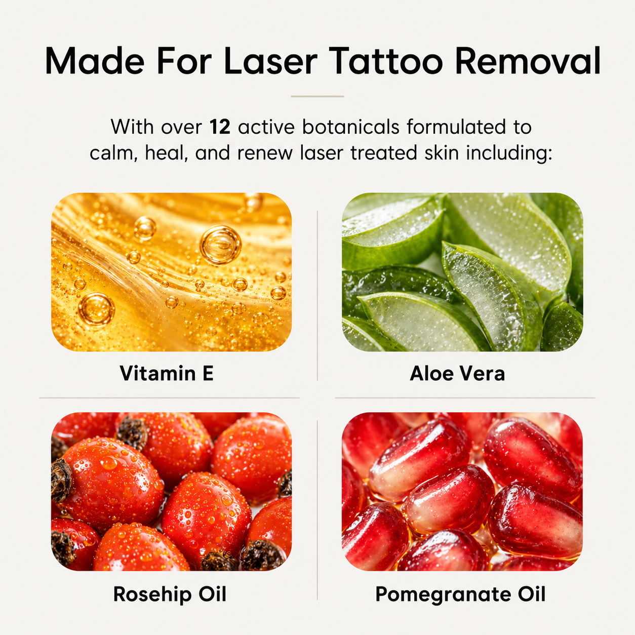 Natural Restoration Laser Aftercare Serum – Improves Skin Healing & Recovery Comfort
