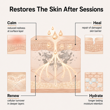 Natural Restoration Laser Aftercare Serum – Improves Skin Healing & Recovery Comfort