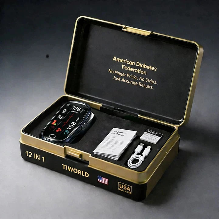 Pryxo™ Non-Invasive Smart Blood Sugar Tracking Device 99.9% Accuracy 