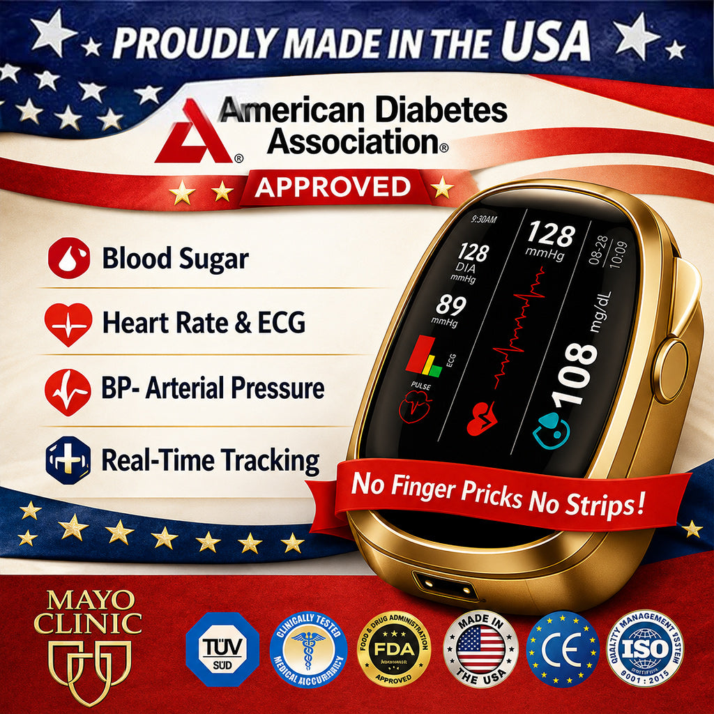 Pryxo™ Smart Non-Invasive Blood Sugar Tracking Device – 99.9% Accuracy