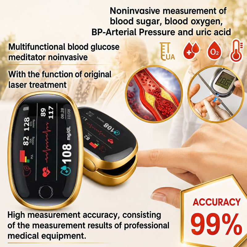 Pryxo™ Smart Non-Invasive Blood Sugar Tracking Device – 99.9% Accuracy