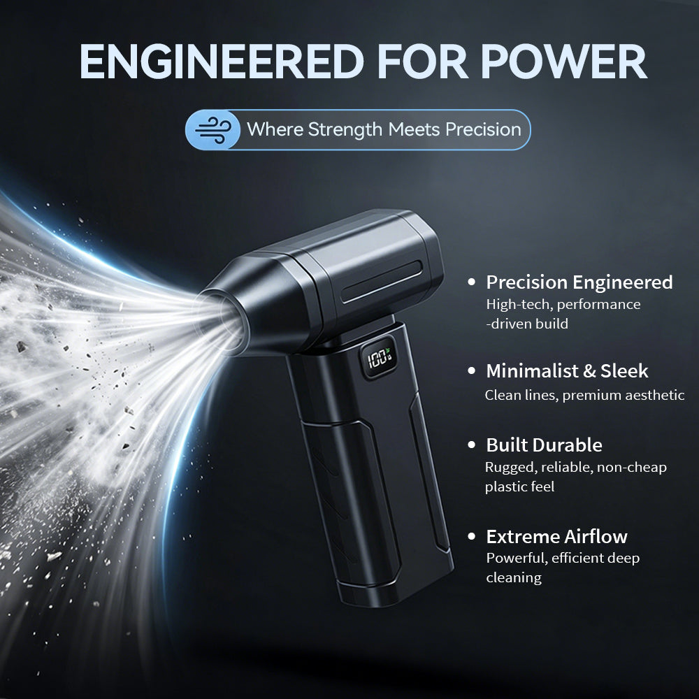 Ultra-Powerful 150,000 RPM Portable Turbo Fan