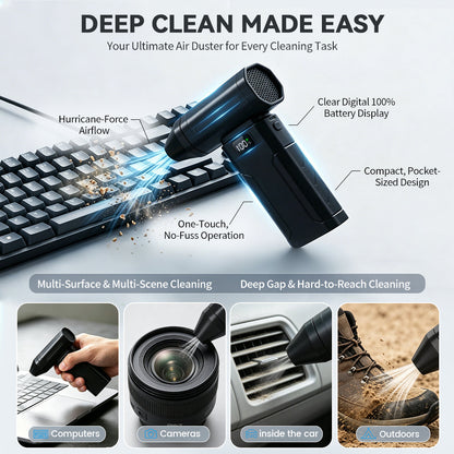 Ultra-Powerful 150,000 RPM Portable Turbo Fan
